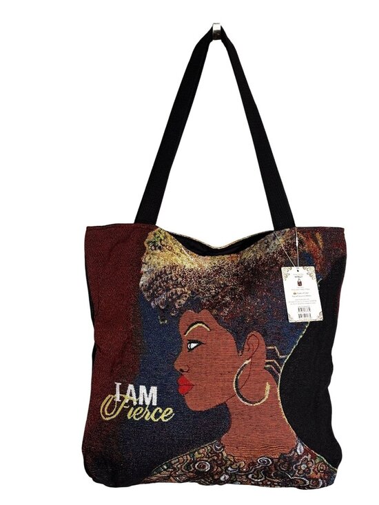 Shades Of Color Handbags - By Shades Of Color Jacquard Sylvia "Gbaby" Phillips' empowering artwork